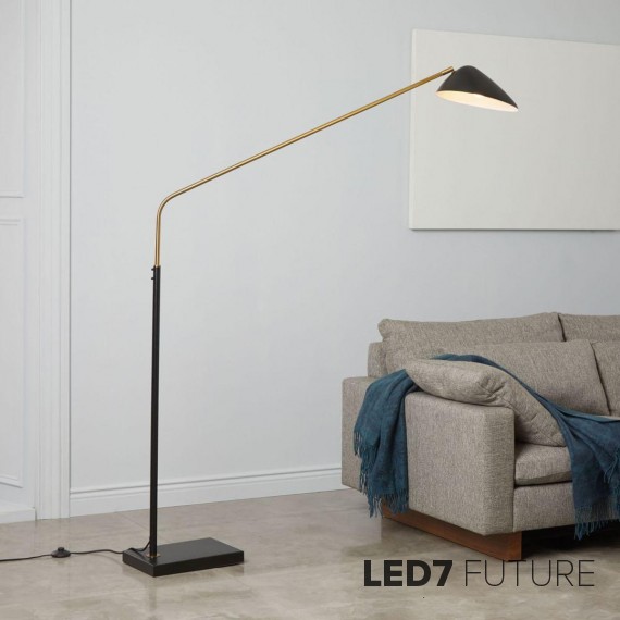 West Elm - Overarching Curvilinear Mid-Century Floor Lamp